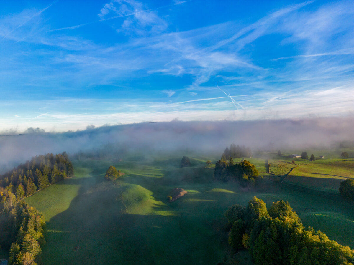 Paysage des 4 saison dans le Jura