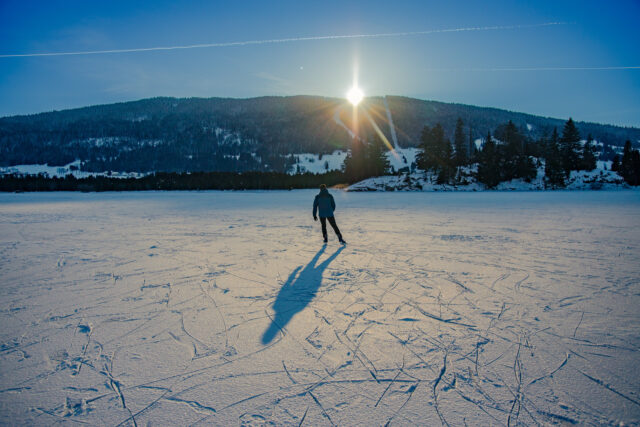 Patin à glace et activités sur neige