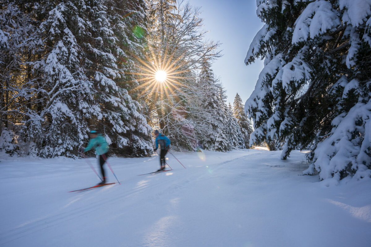 Ski de fond dans le Jura